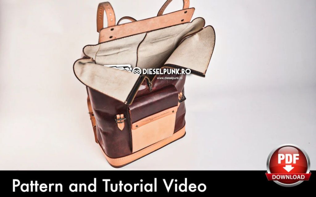 图片[2]-手工皮具图纸 户外背包di172-皮艺果手工皮具图纸