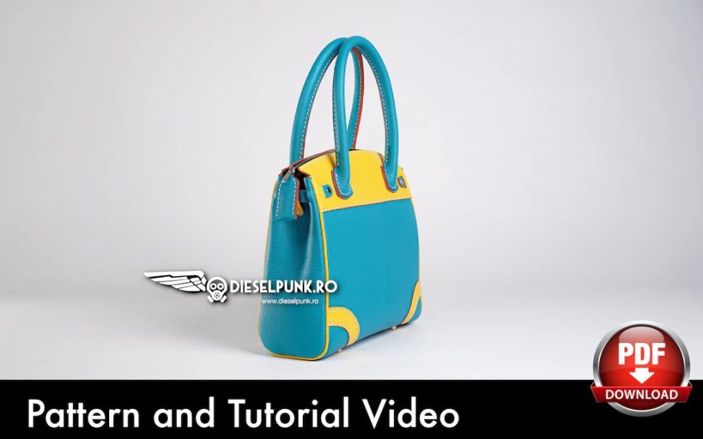 图片[2]-手工皮具图纸 托特包di174-皮艺果手工皮具图纸