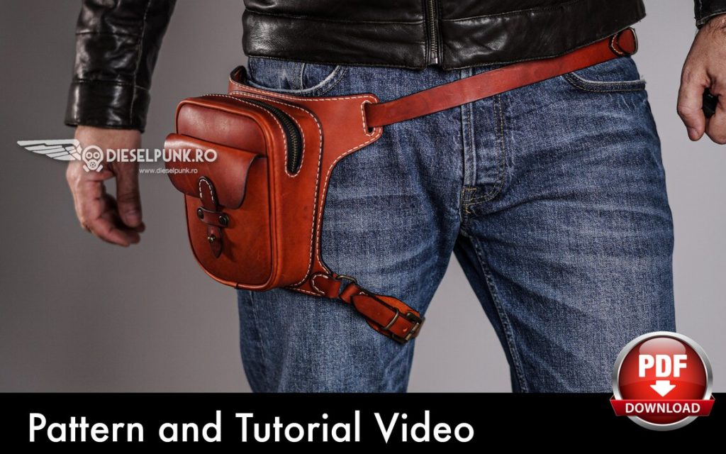 图片[1]-手工皮具图纸 腿包di177-皮艺果手工皮具图纸