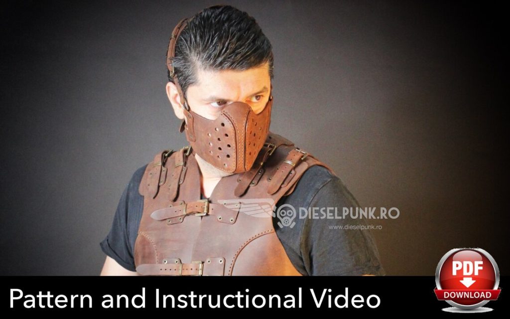 图片[2]-手工皮具图纸 口罩di155-皮艺果手工皮具图纸