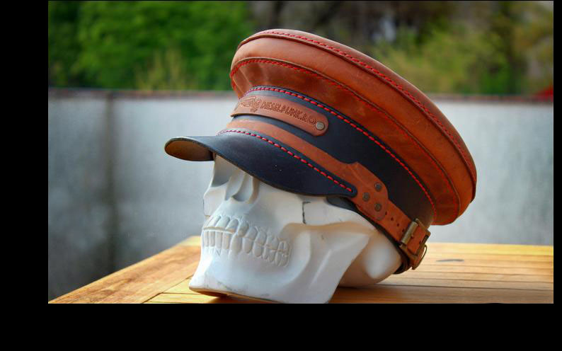 图片[2]-手工皮具图纸 军帽di124-皮艺果手工皮具图纸