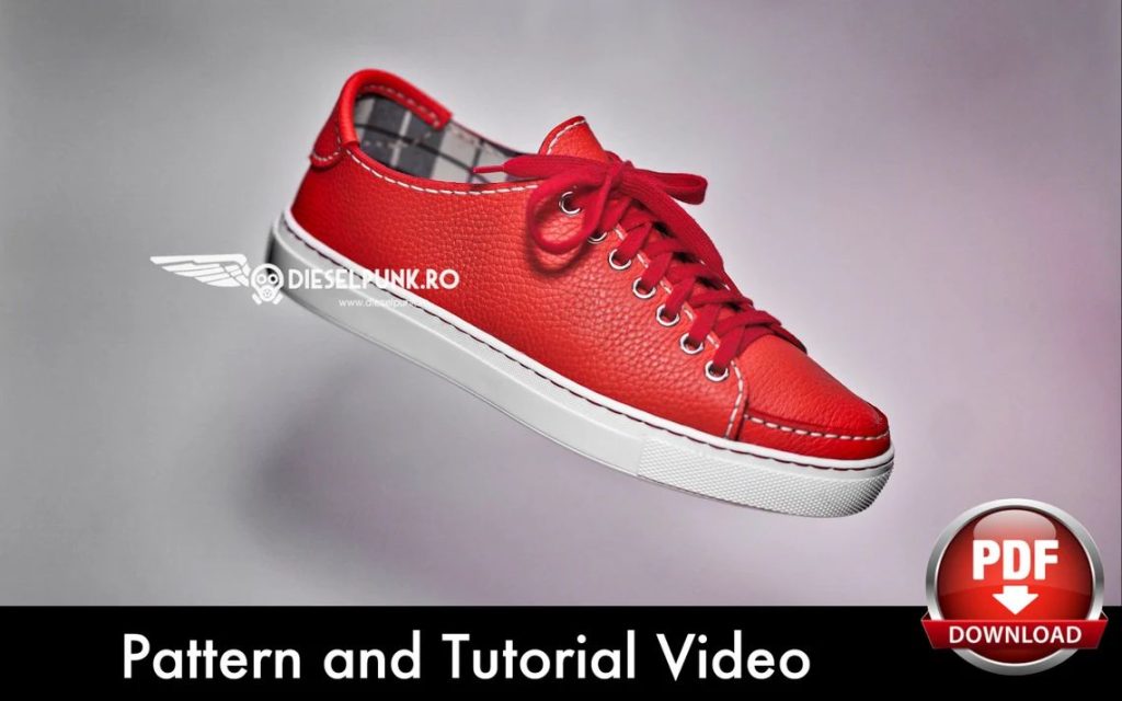 图片[3]-手工皮具图纸 休闲鞋di165-皮艺果手工皮具图纸