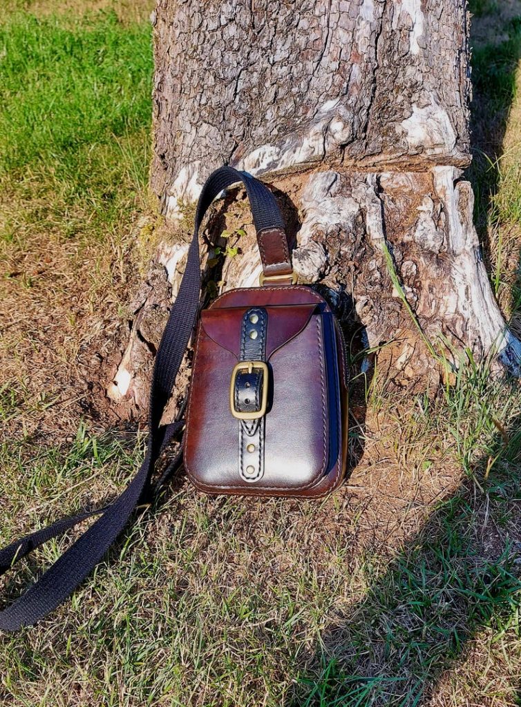 图片[1]-手工皮具图纸 胸挎包gi008-皮艺果手工皮具图纸