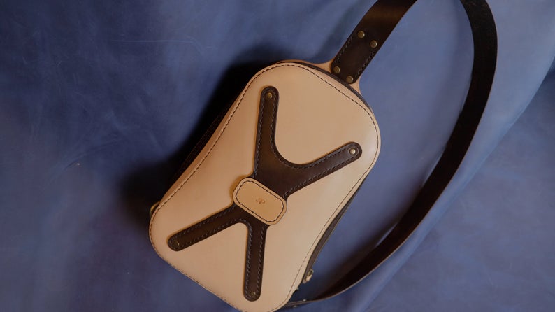 图片[3]-手工皮具图纸 胸挎包gi011-皮艺果手工皮具图纸