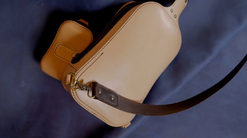 图片[2]-手工皮具图纸 胸挎包gi011-皮艺果手工皮具图纸