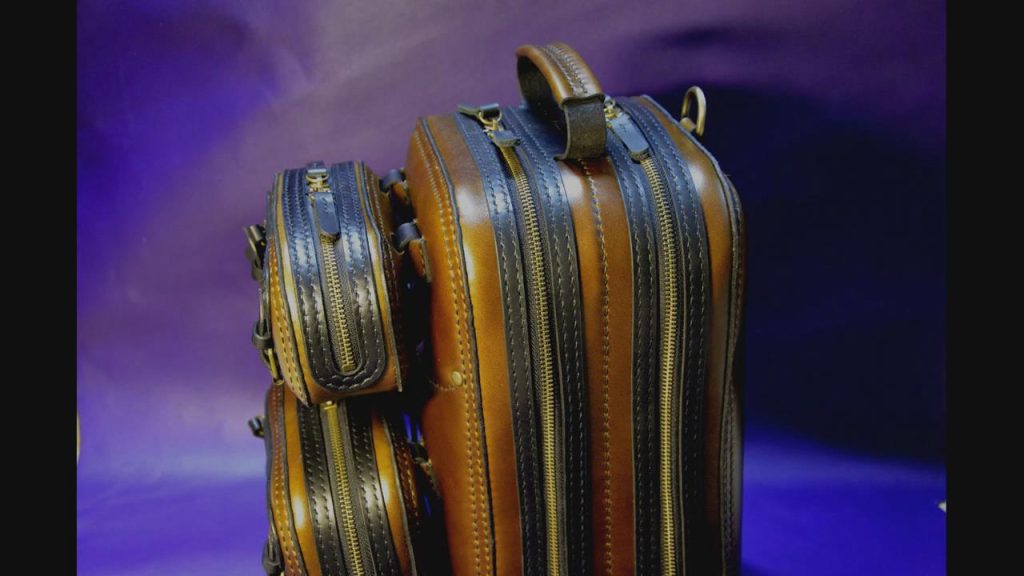 图片[3]-手工皮具图纸 双肩包gi019-皮艺果手工皮具图纸