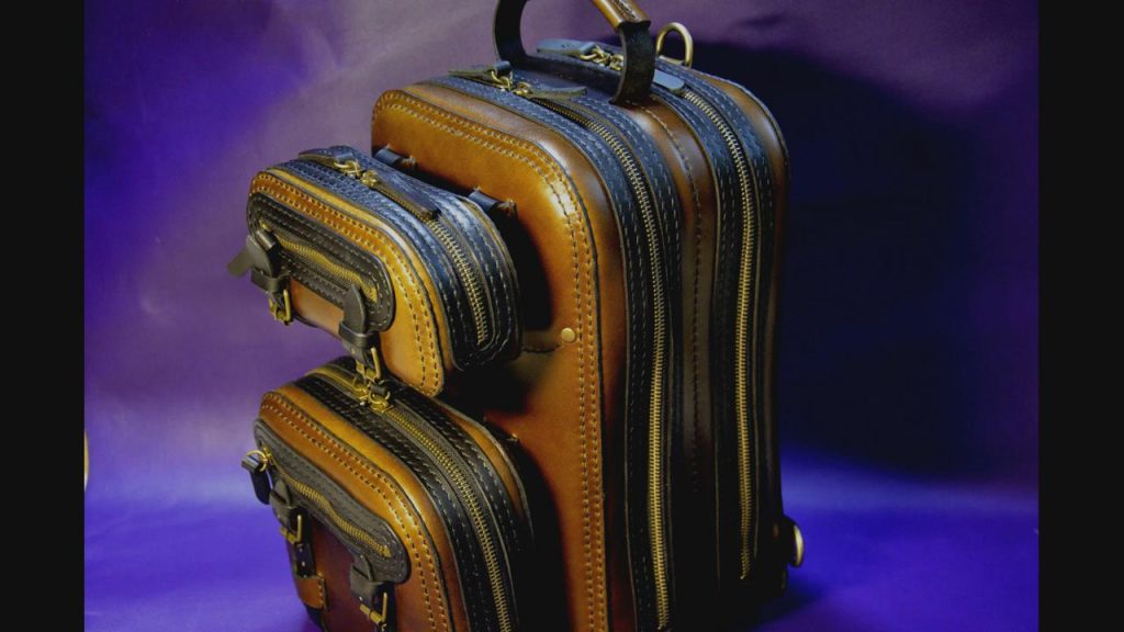 图片[1]-手工皮具图纸 双肩包gi019-皮艺果手工皮具图纸