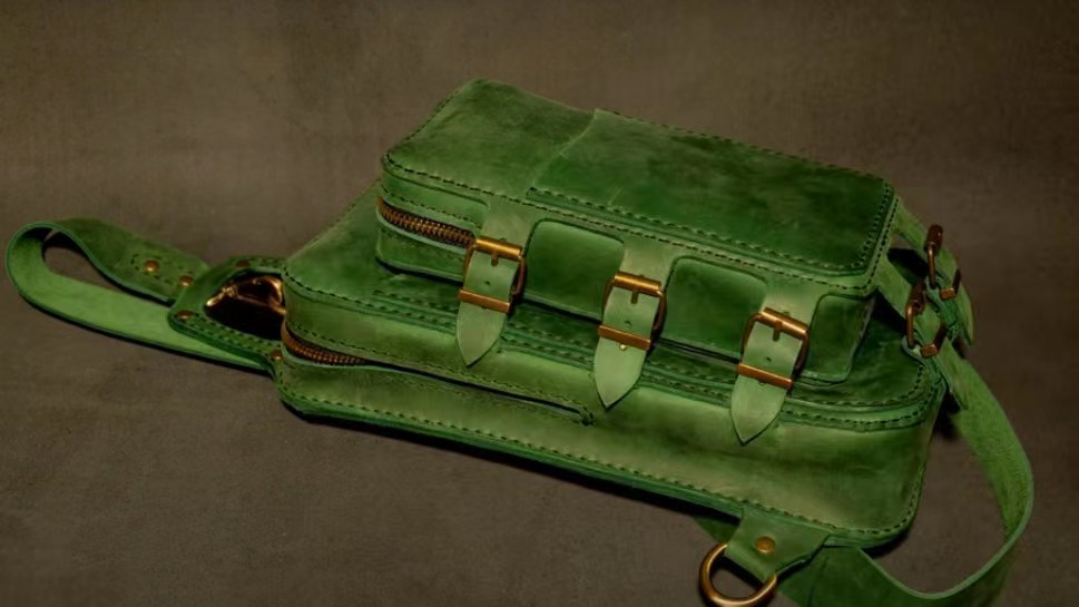 图片[1]-手工皮具图纸 胸挎包gi024-皮艺果手工皮具图纸