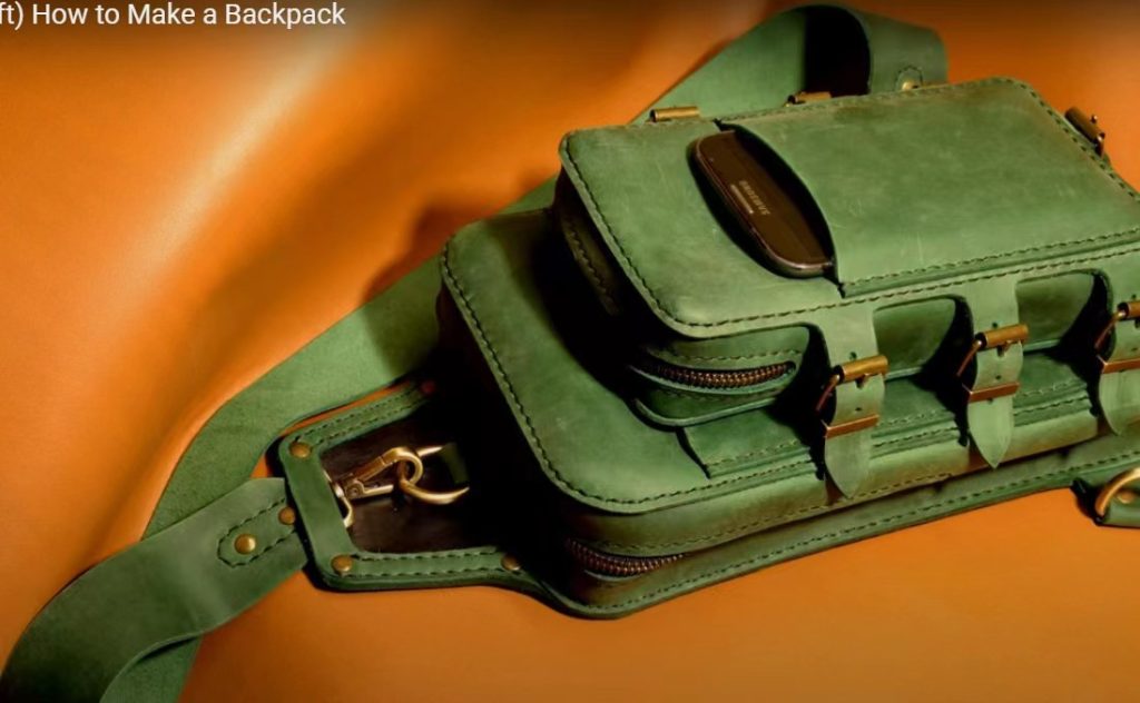 图片[3]-手工皮具图纸 胸挎包gi024-皮艺果手工皮具图纸