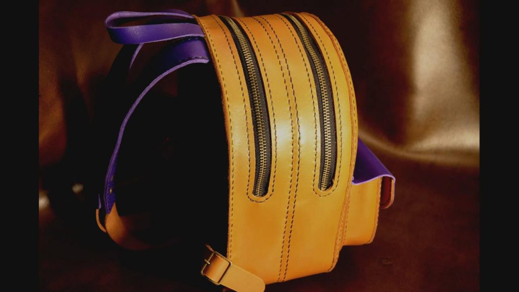 图片[2]-手工皮具图纸 双肩包gi026-皮艺果手工皮具图纸