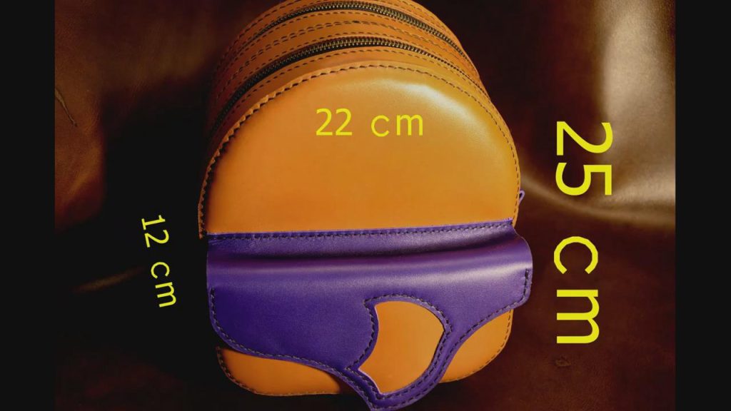 图片[1]-手工皮具图纸 双肩包gi026-皮艺果手工皮具图纸