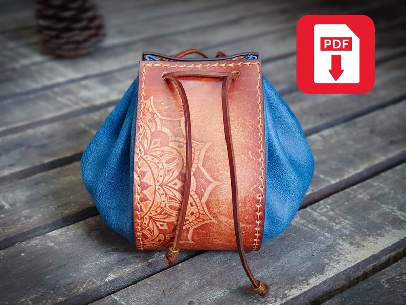 图片[2]-手工皮具图纸 零钱包el002-皮艺果手工皮具图纸