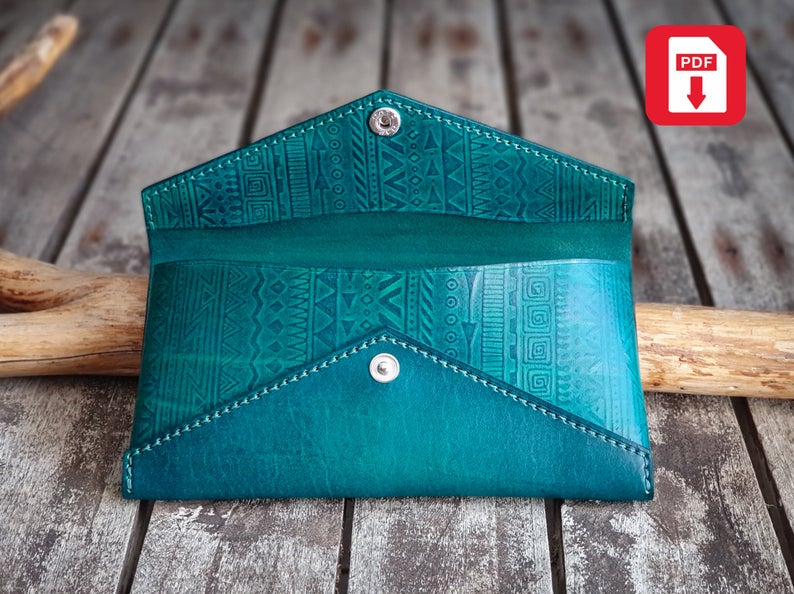 图片[2]-手工皮具图纸 钱包el004-皮艺果手工皮具图纸