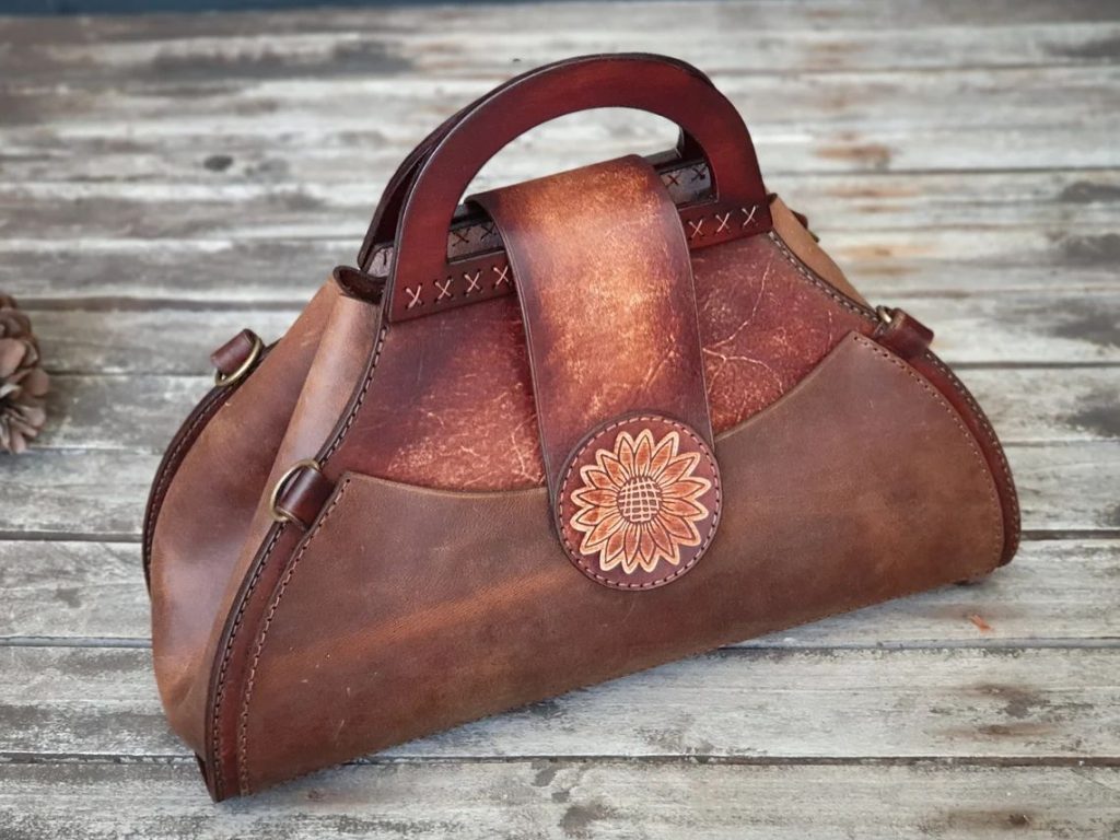 图片[1]-手工皮具图纸 手提包el031-皮艺果手工皮具图纸