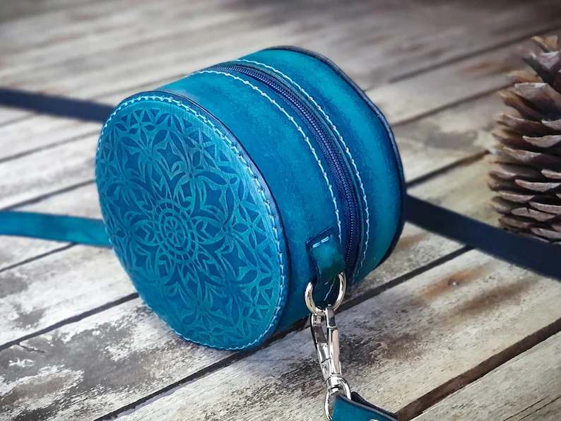 图片[2]-手工皮具图纸 圆包el032-皮艺果手工皮具图纸