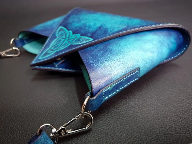 图片[3]-手工皮具图纸 三角包el033-皮艺果手工皮具图纸