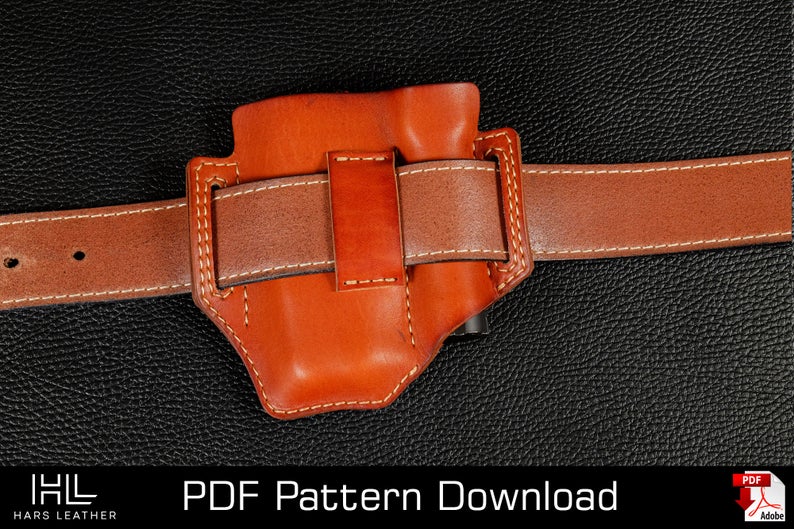 图片[2]-手工皮具图纸 腰带工具包hp002-皮艺果手工皮具图纸