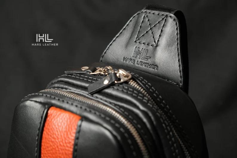 图片[2]-手工皮具图纸 胸挎包hp012-皮艺果手工皮具图纸