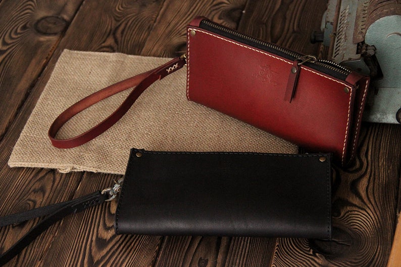 图片[3]-手工皮具图纸 手拿包hb010-皮艺果手工皮具图纸