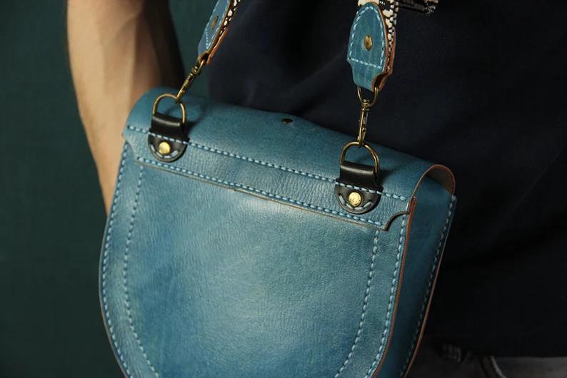 图片[3]-手工皮具图纸 单肩包hb012-皮艺果手工皮具图纸