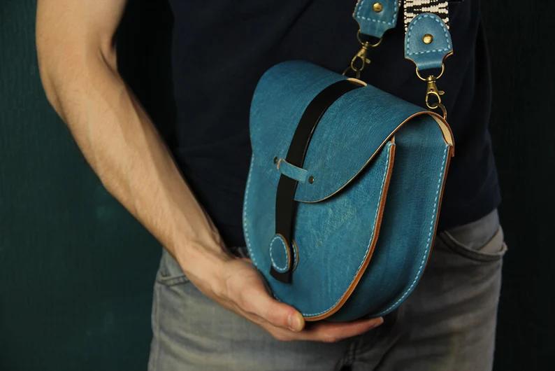 图片[2]-手工皮具图纸 单肩包hb012-皮艺果手工皮具图纸