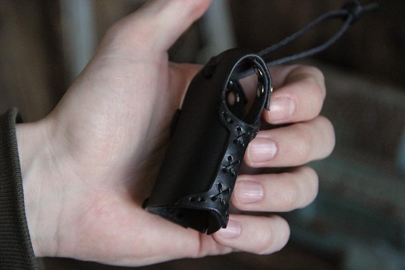 图片[3]-手工皮具图纸 马甲挂件hb015-皮艺果手工皮具图纸