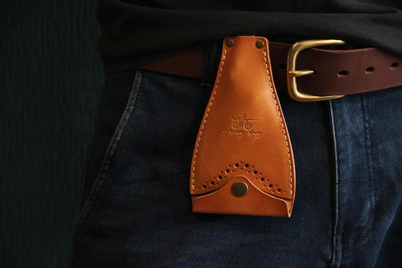 图片[2]-手工皮具图纸 钥匙包hb018-皮艺果手工皮具图纸