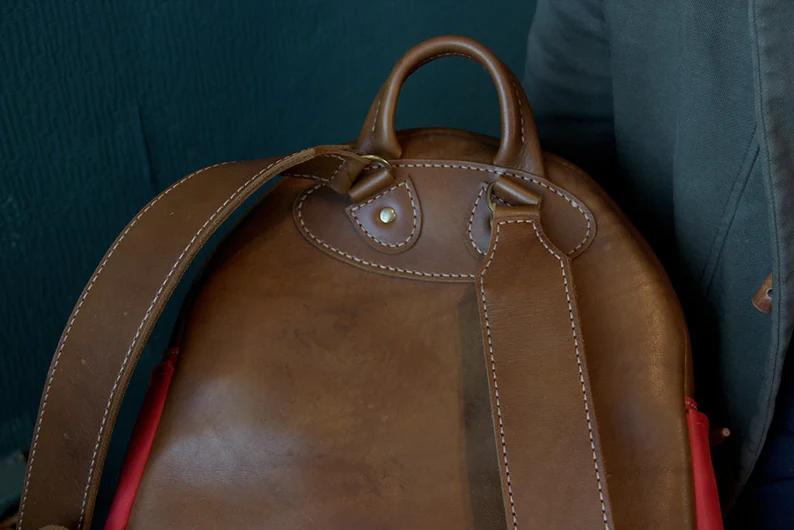 图片[2]-手工皮具图纸 双肩包hb019-皮艺果手工皮具图纸