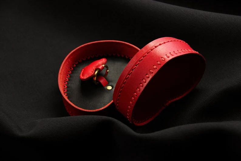 图片[3]-手工皮具图纸 礼物盒hb020-皮艺果手工皮具图纸