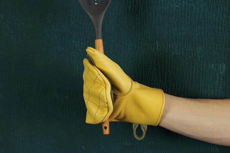 图片[2]-手工皮具图纸 手套hb022-皮艺果手工皮具图纸