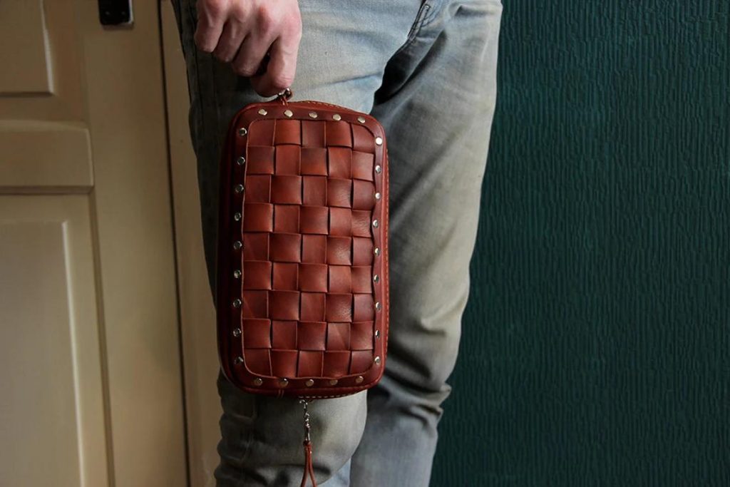 图片[1]-手工皮具图纸 手拿包hb024-皮艺果手工皮具图纸