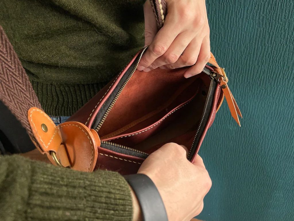 图片[3]-手工皮具图纸 挎包hb025-皮艺果手工皮具图纸