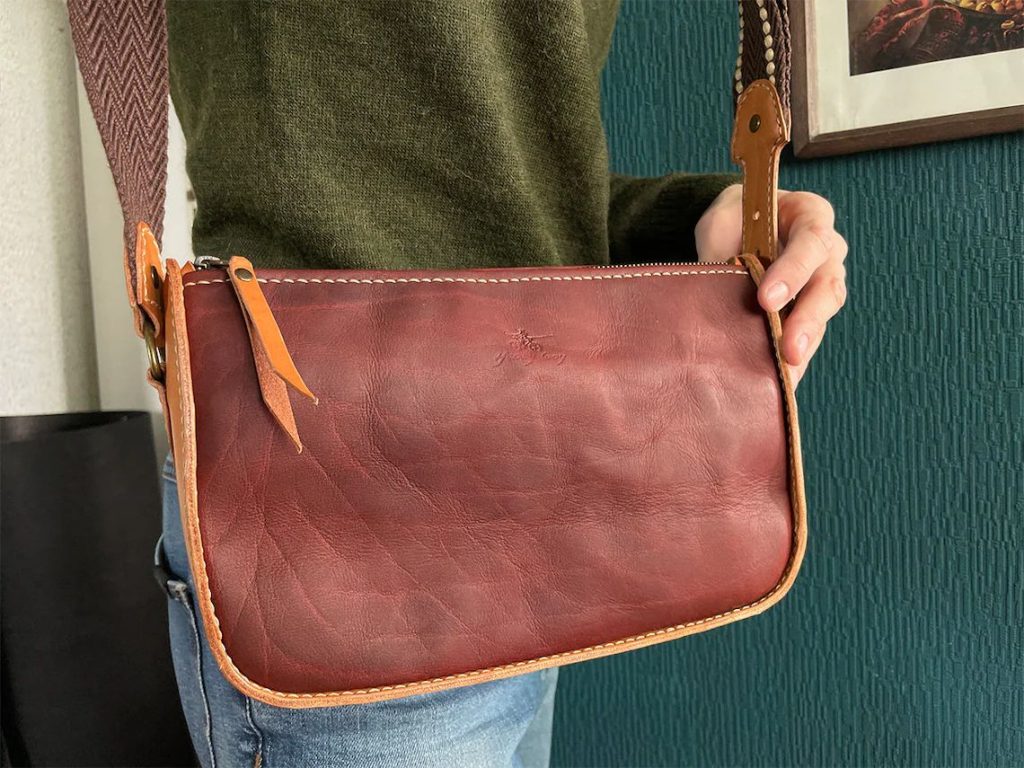 图片[2]-手工皮具图纸 挎包hb025-皮艺果手工皮具图纸