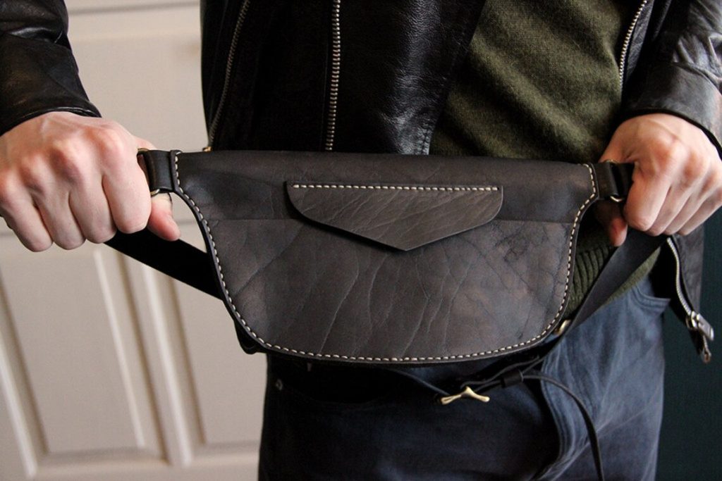 图片[2]-手工皮具图纸 腰包hb028-皮艺果手工皮具图纸