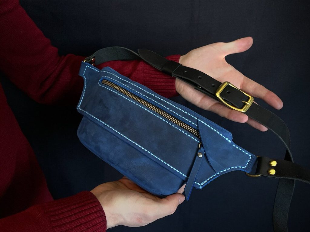 图片[2]-手工皮具图纸 腰包hb029-皮艺果手工皮具图纸