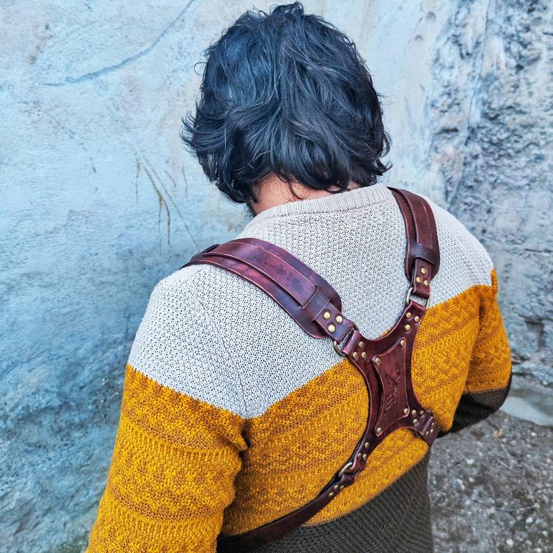 图片[2]-手工皮具图纸 相机带he002-皮艺果手工皮具图纸