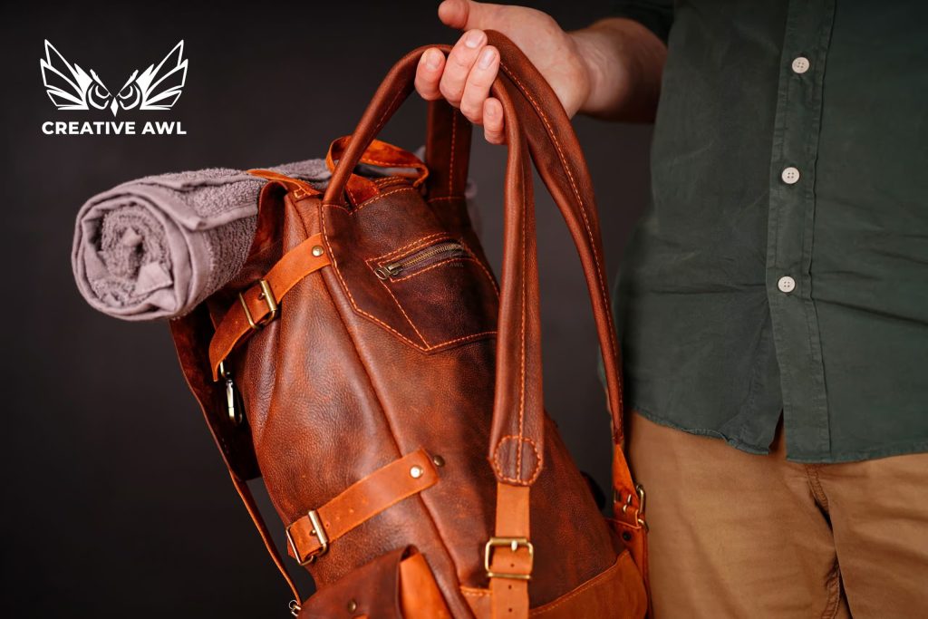 图片[3]-手工皮具图纸 背包ca162-皮艺果手工皮具图纸