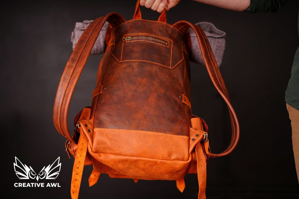 图片[2]-手工皮具图纸 背包ca162-皮艺果手工皮具图纸