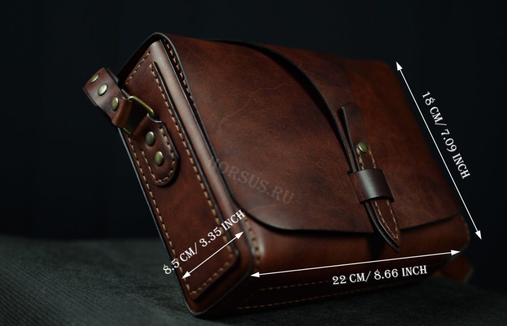 图片[3]-手工皮具图纸 邮差包hw003-皮艺果手工皮具图纸