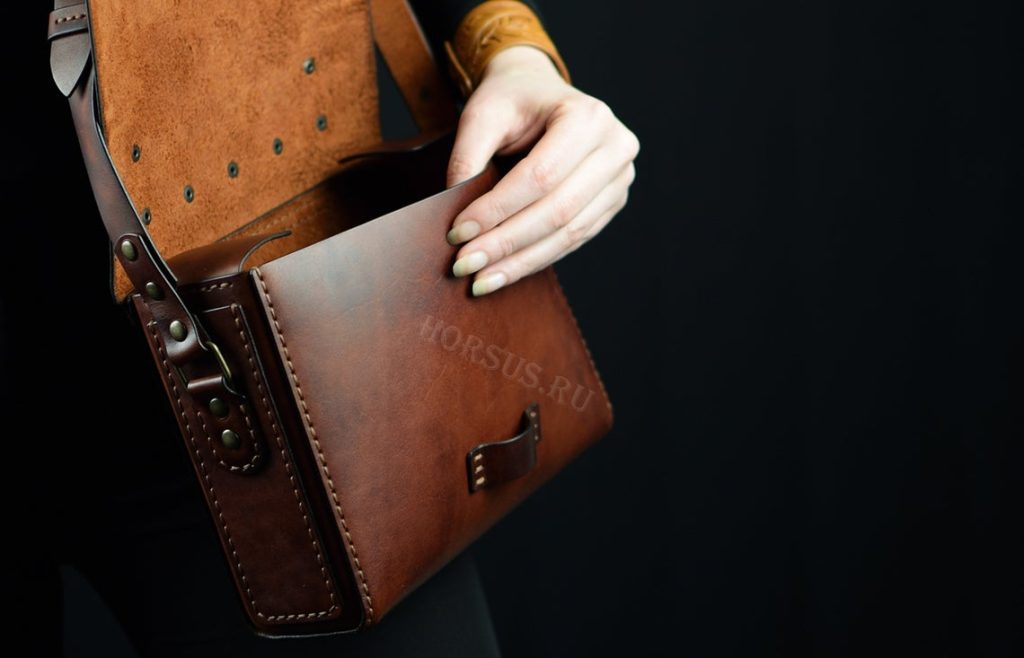 图片[2]-手工皮具图纸 邮差包hw003-皮艺果手工皮具图纸