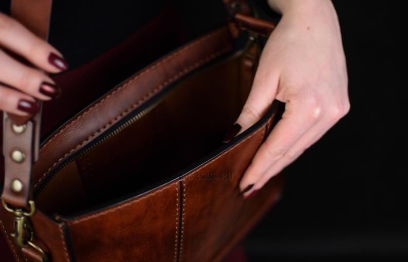 图片[4]-手工皮具图纸 邮差包hw004-皮艺果手工皮具图纸