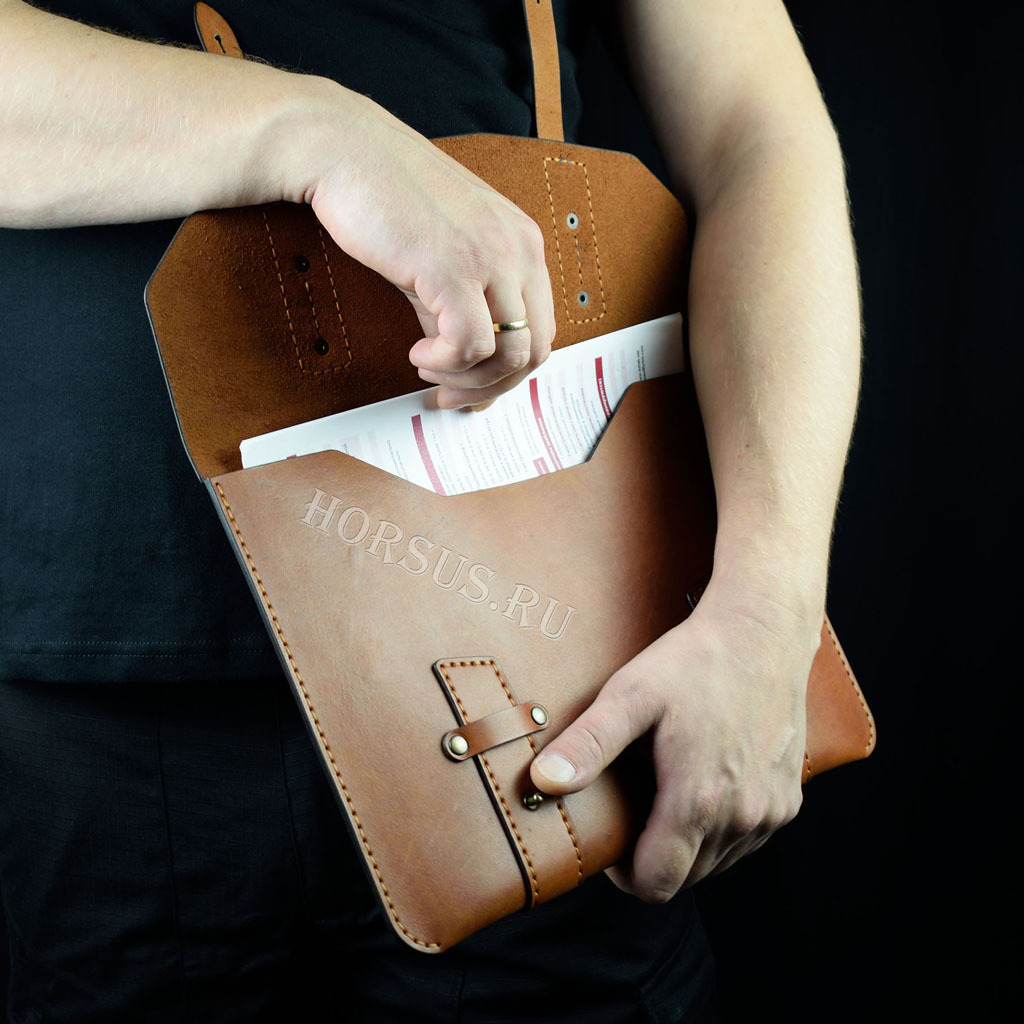 图片[2]-手工皮具图纸 公文包hw007-皮艺果手工皮具图纸