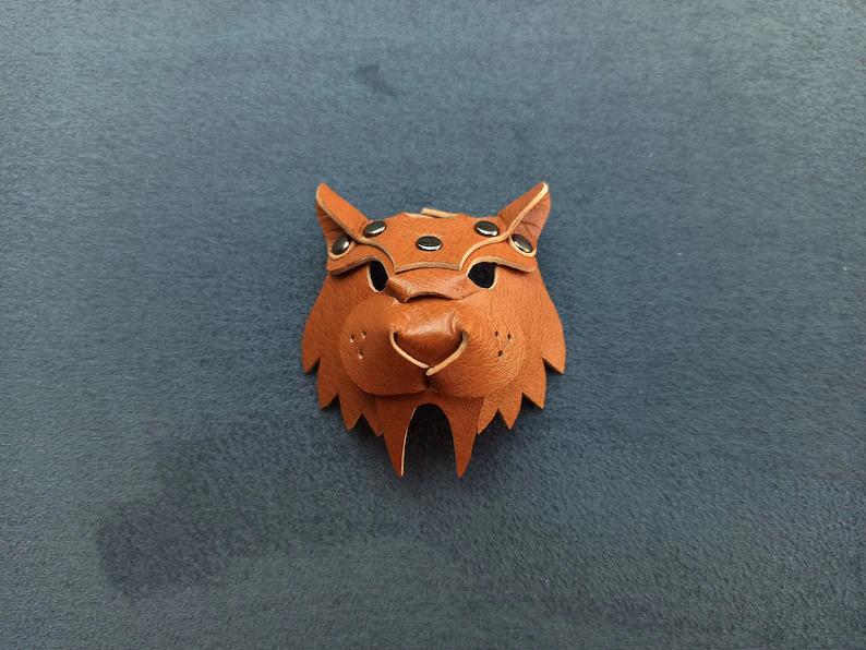 图片[3]-手工皮具图纸 老虎挂件js001-皮艺果手工皮具图纸