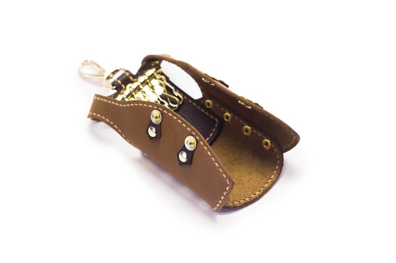 图片[3]-手工皮具图纸 马甲钥匙扣js002-皮艺果手工皮具图纸