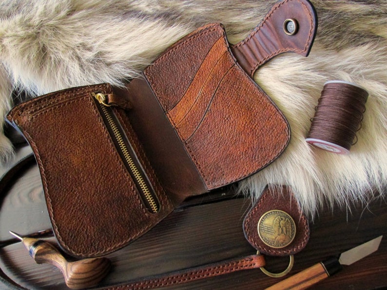 图片[3]-手工皮具图纸 短夹js003-皮艺果手工皮具图纸