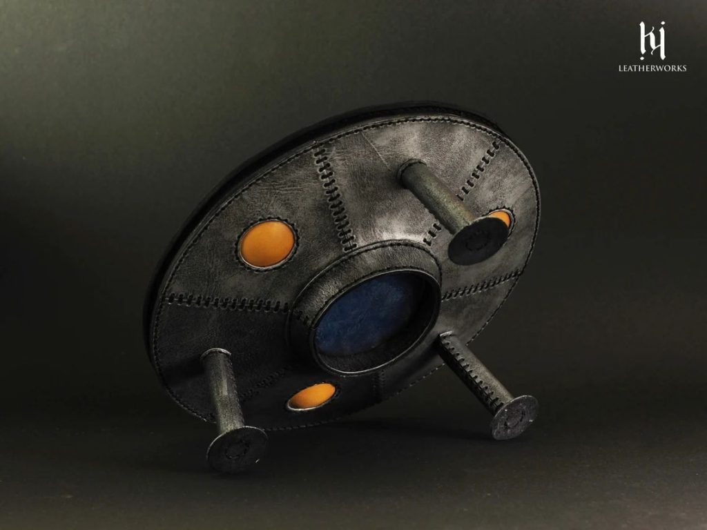 图片[3]-手工皮具图纸 飞碟kw001-皮艺果手工皮具图纸