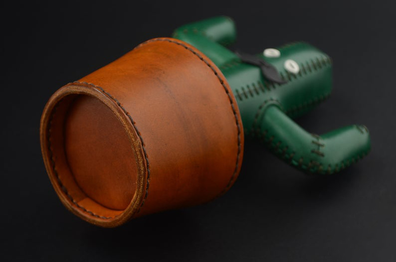 图片[3]-手工皮具图纸 仙人掌kw002-皮艺果手工皮具图纸