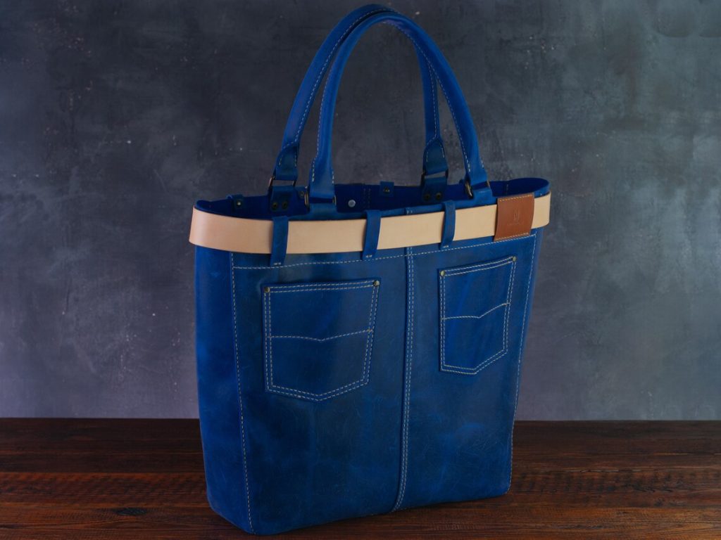 图片[1]-手工皮具图纸 托特包kw004-皮艺果手工皮具图纸