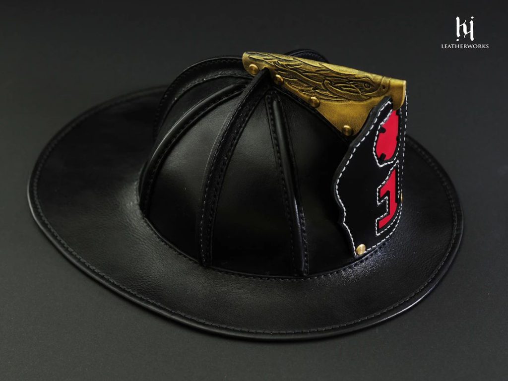 图片[3]-手工皮具图纸 帽子 kw005-皮艺果手工皮具图纸