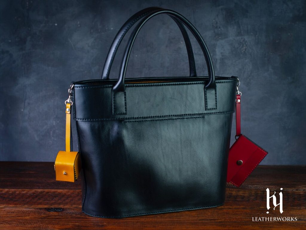 图片[2]-手工皮具图纸 托特包 kw006-皮艺果手工皮具图纸